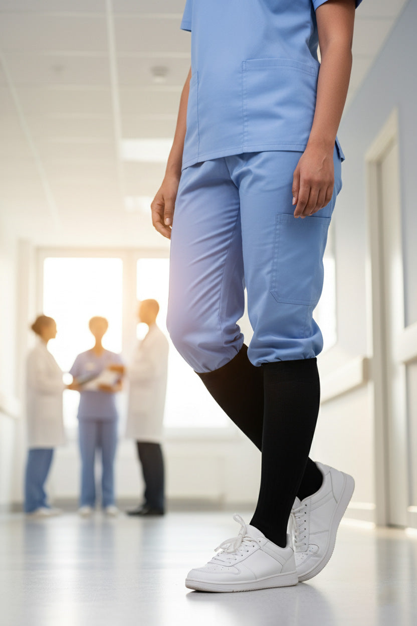 Endura Black Plus Size Compression Socks