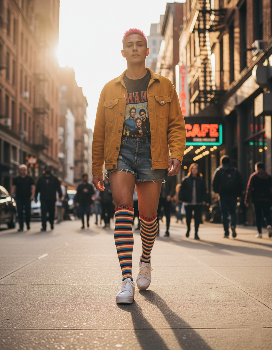 Stride With Pride Plus Size Compression Socks