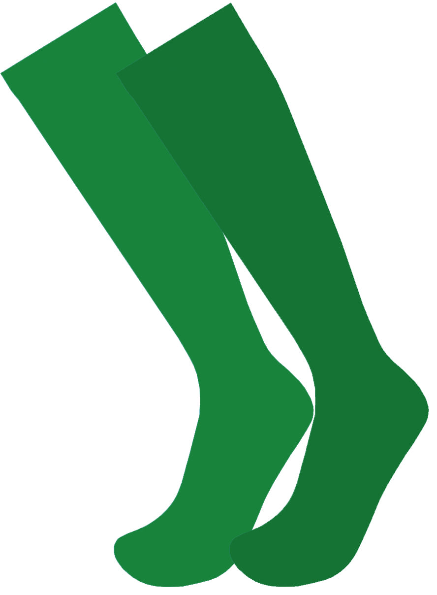 Total Coverage Over The Knee Soccer Socks (Green)