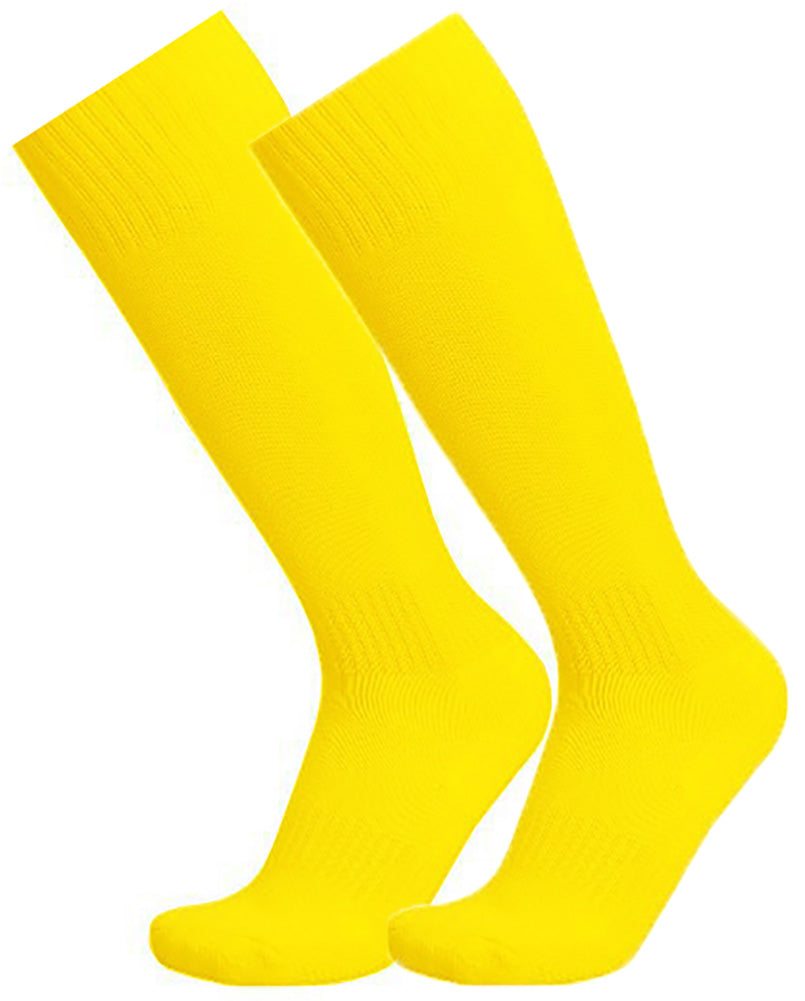 Total Coverage Over The Knee Soccer Socks (Yellow)