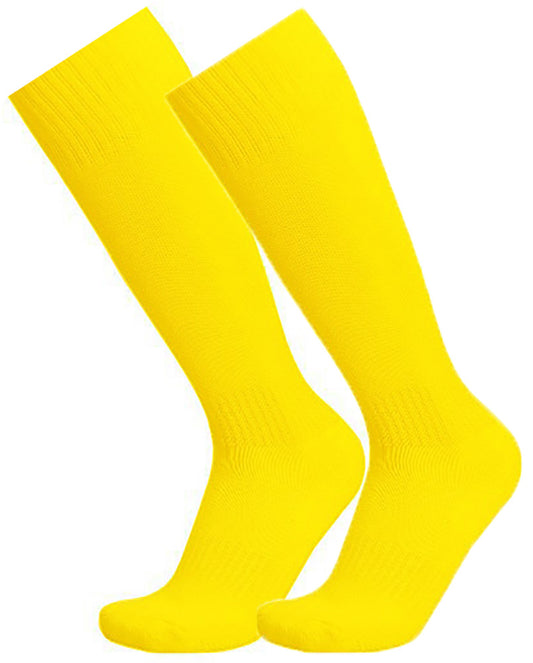 Total Coverage Over The Knee Soccer Socks (Yellow)