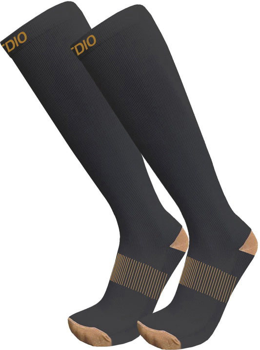 Copper Infused Athletic Compression Socks