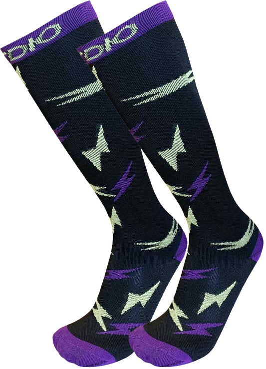 Zeus Lightning Bolt Knee High Compression Socks