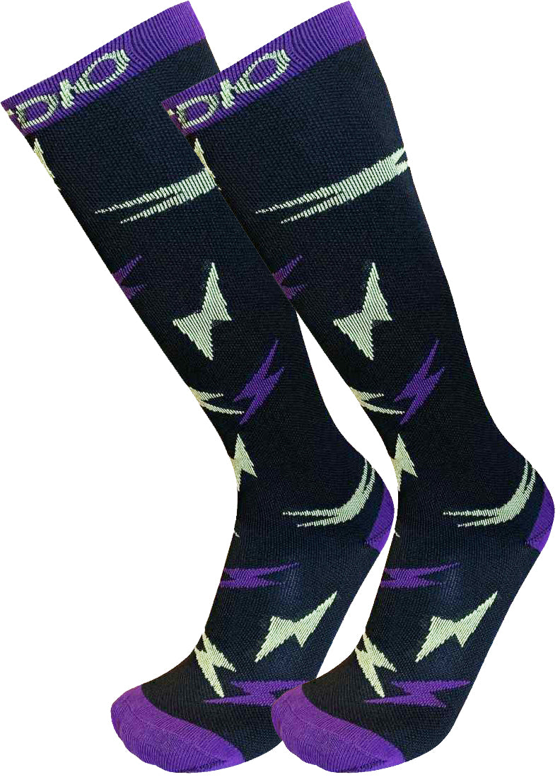 Zeus Lightning Bolt Knee High Compression Socks