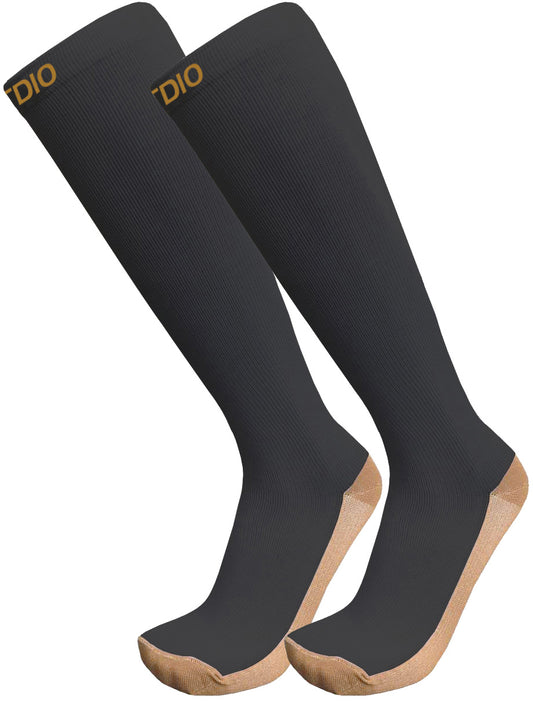 Copper Stride Plus Size Compression Socks