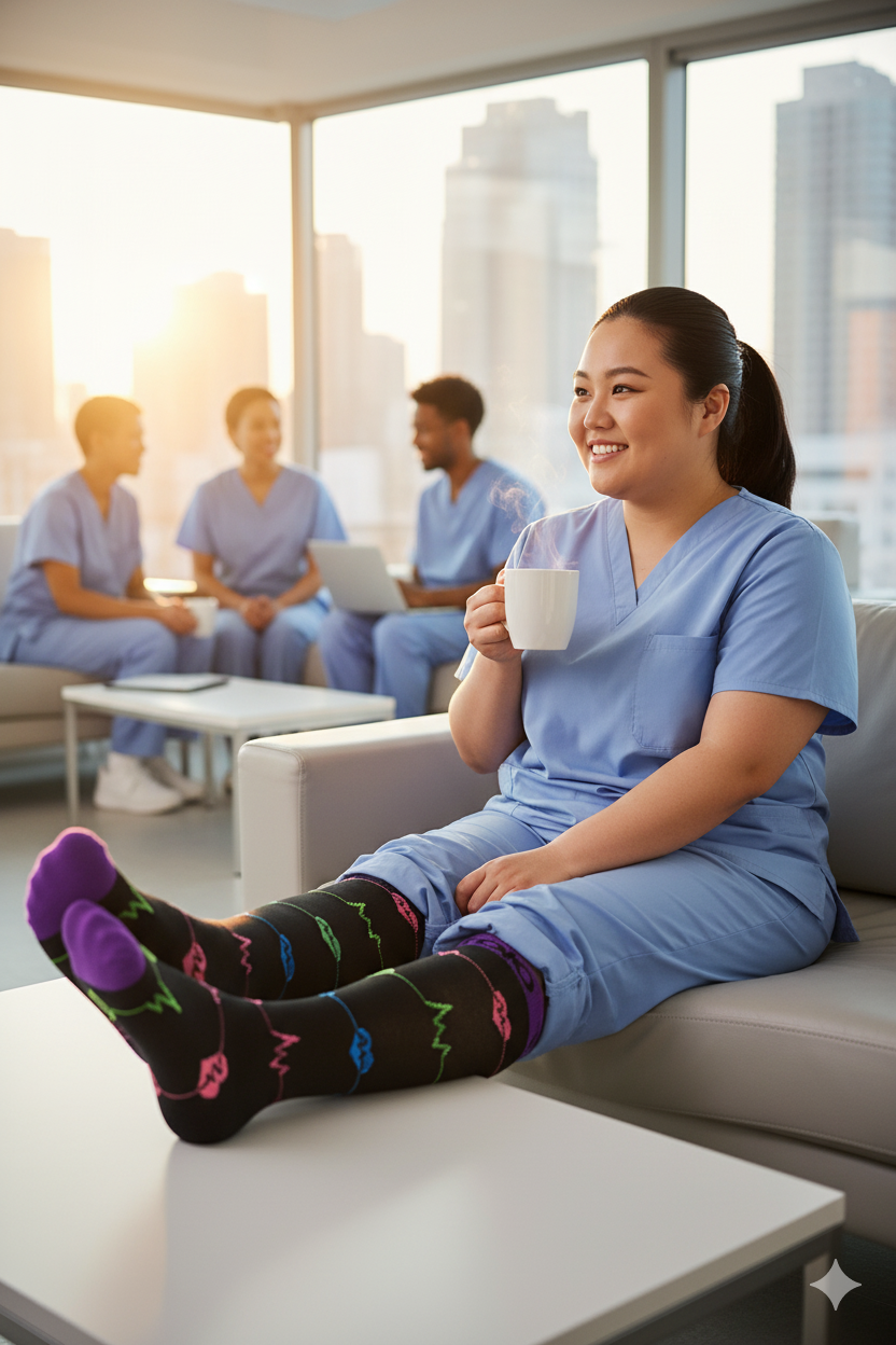 Vital Stride Plus Size Compression Socks