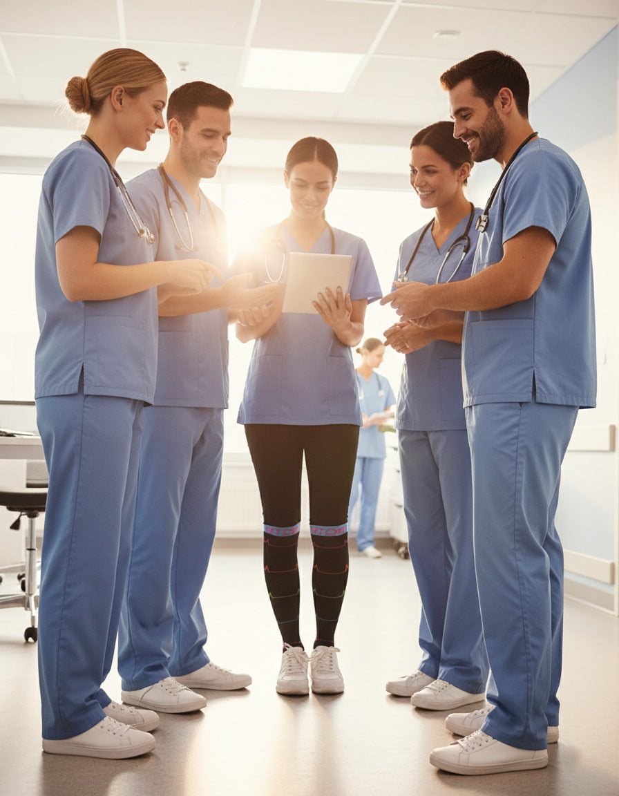 Pulse Point Plus Size Compression Socks