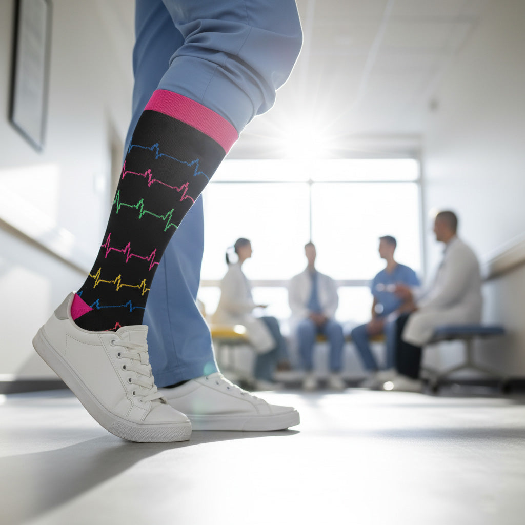 Pulse Point Plus Size Compression Socks