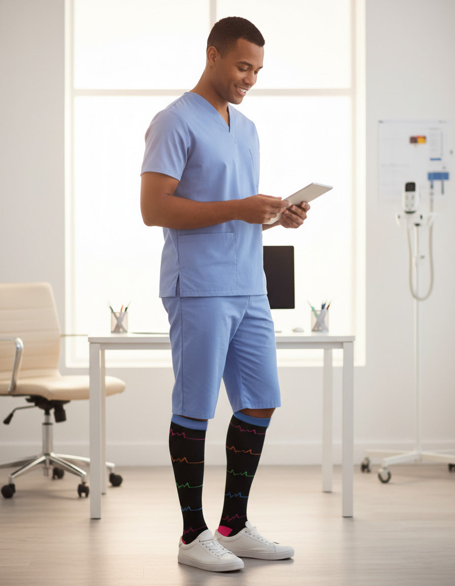 Pulse Point Plus Size Compression Socks