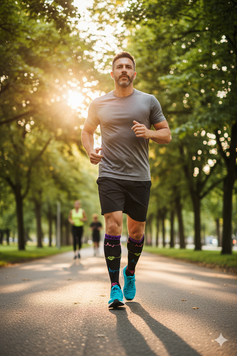 Vital Stride Plus Size Compression Socks