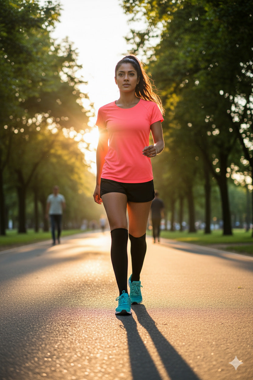 Endura Black Plus Size Compression Socks