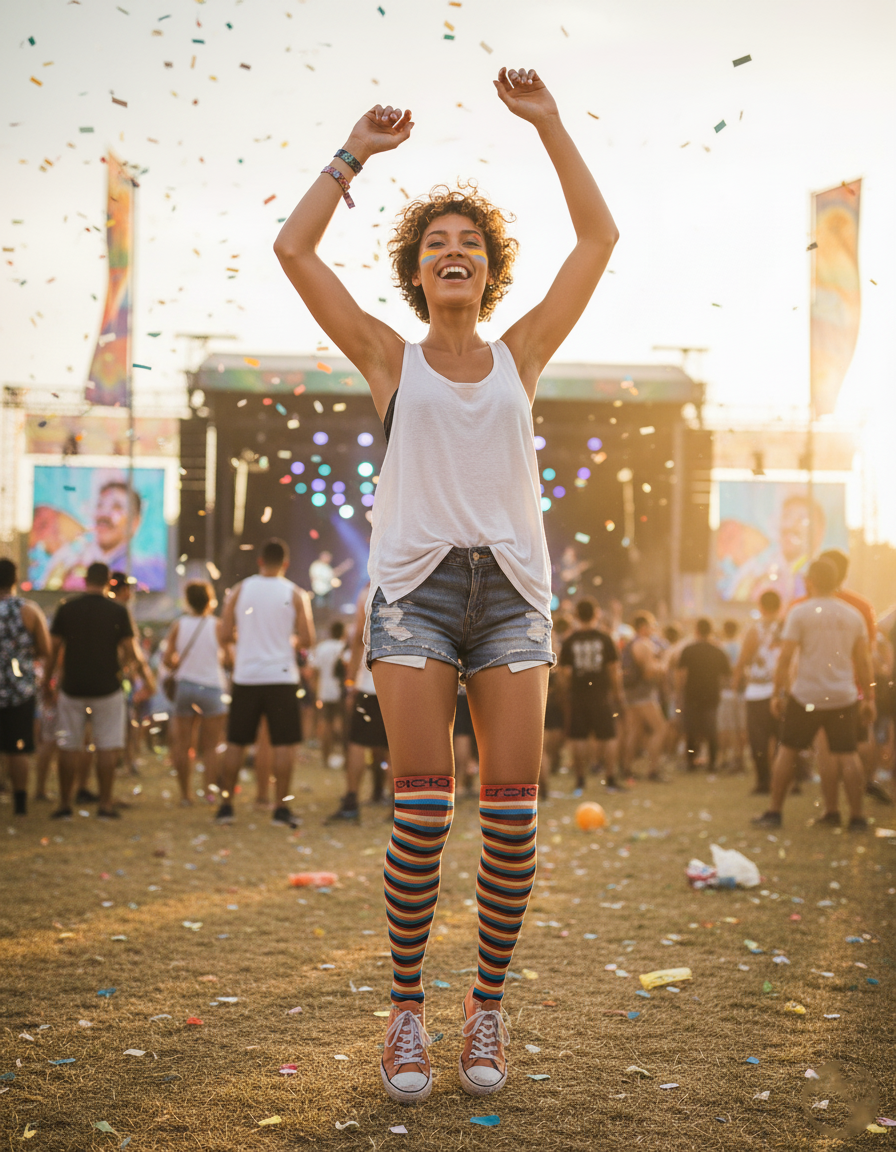 Stride With Pride Plus Size Compression Socks