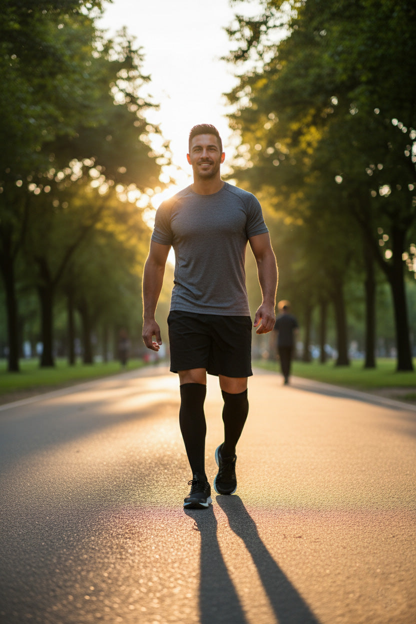 Endura Black Plus Size Compression Socks