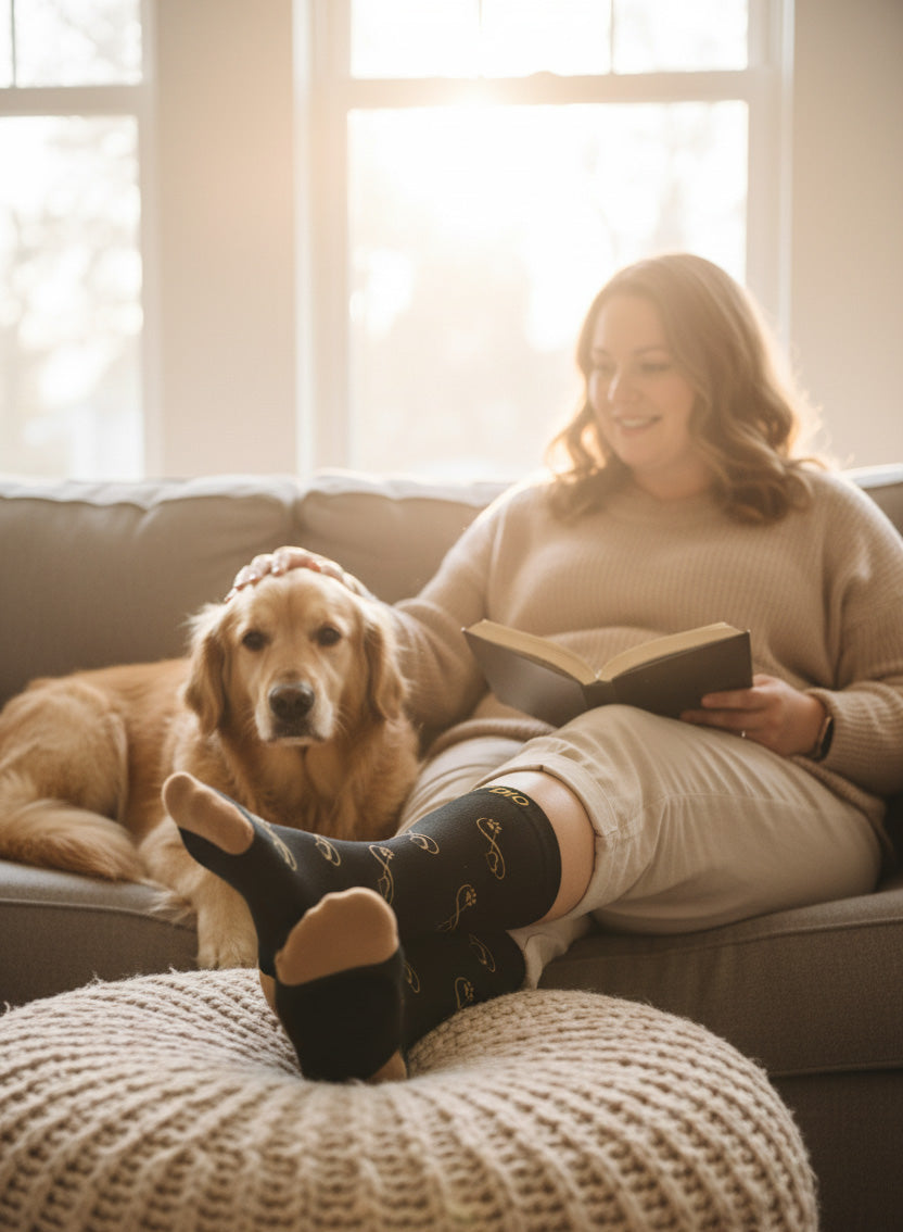 Pawfinity Plus Size Compression Socks