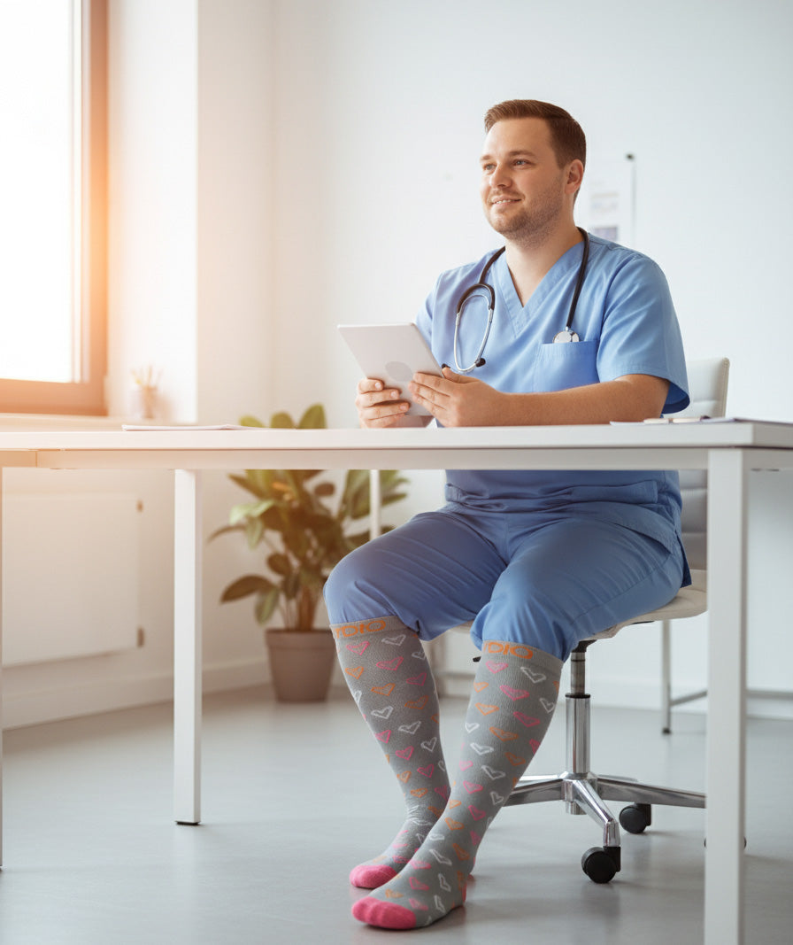 Cupids Stride Plus Size Compression Socks